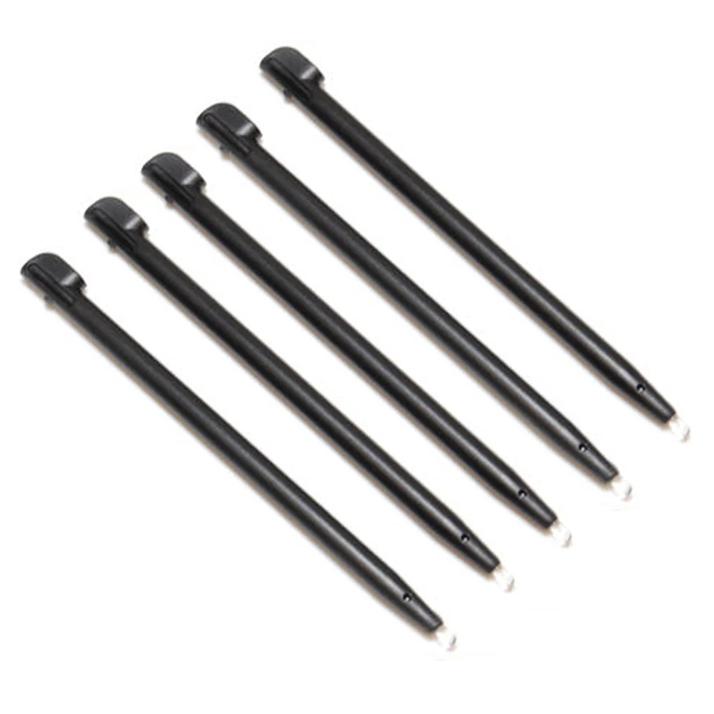 Stylus for DSi XL LL Nintendo console slot in touch pen compatible replacement - 5 pack black | ZedLabz