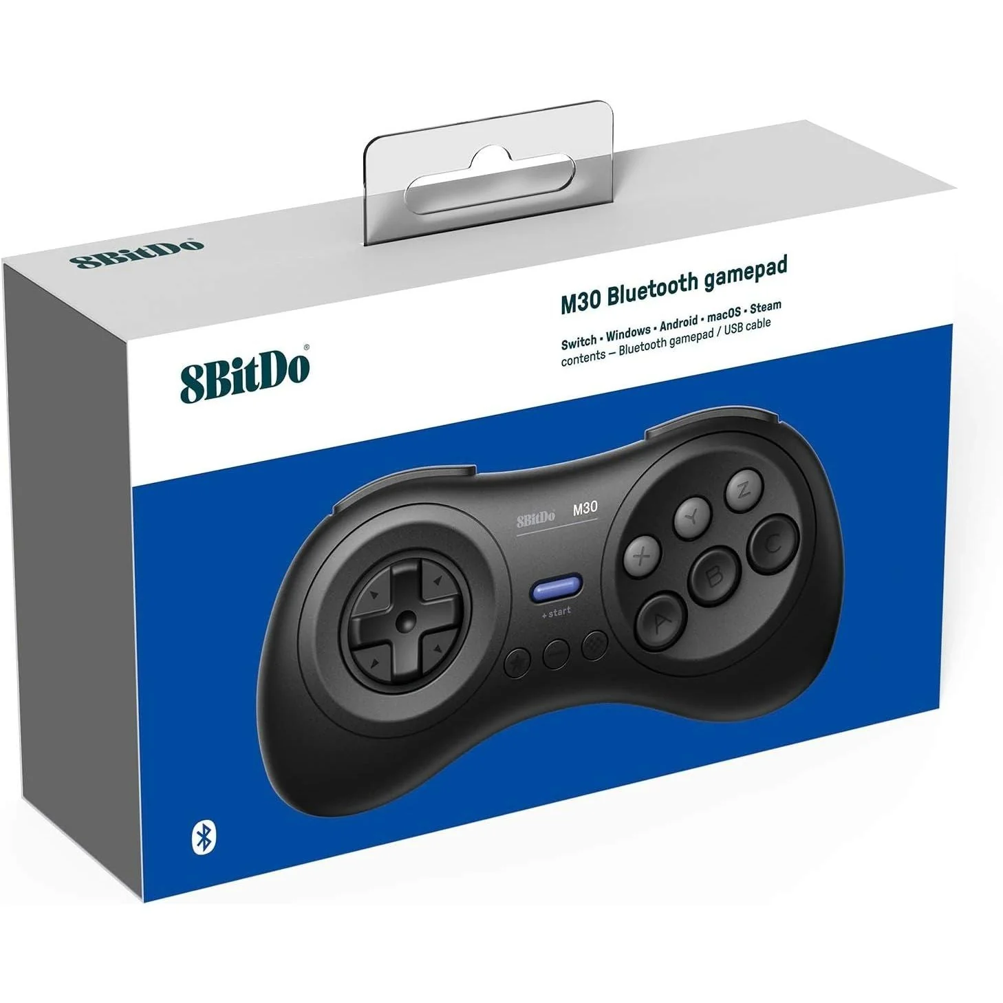 M30 bluetooth wireless gamepad for Nintendo Switch, Windows, Mac & Android - black | 8BitDo - Image 5