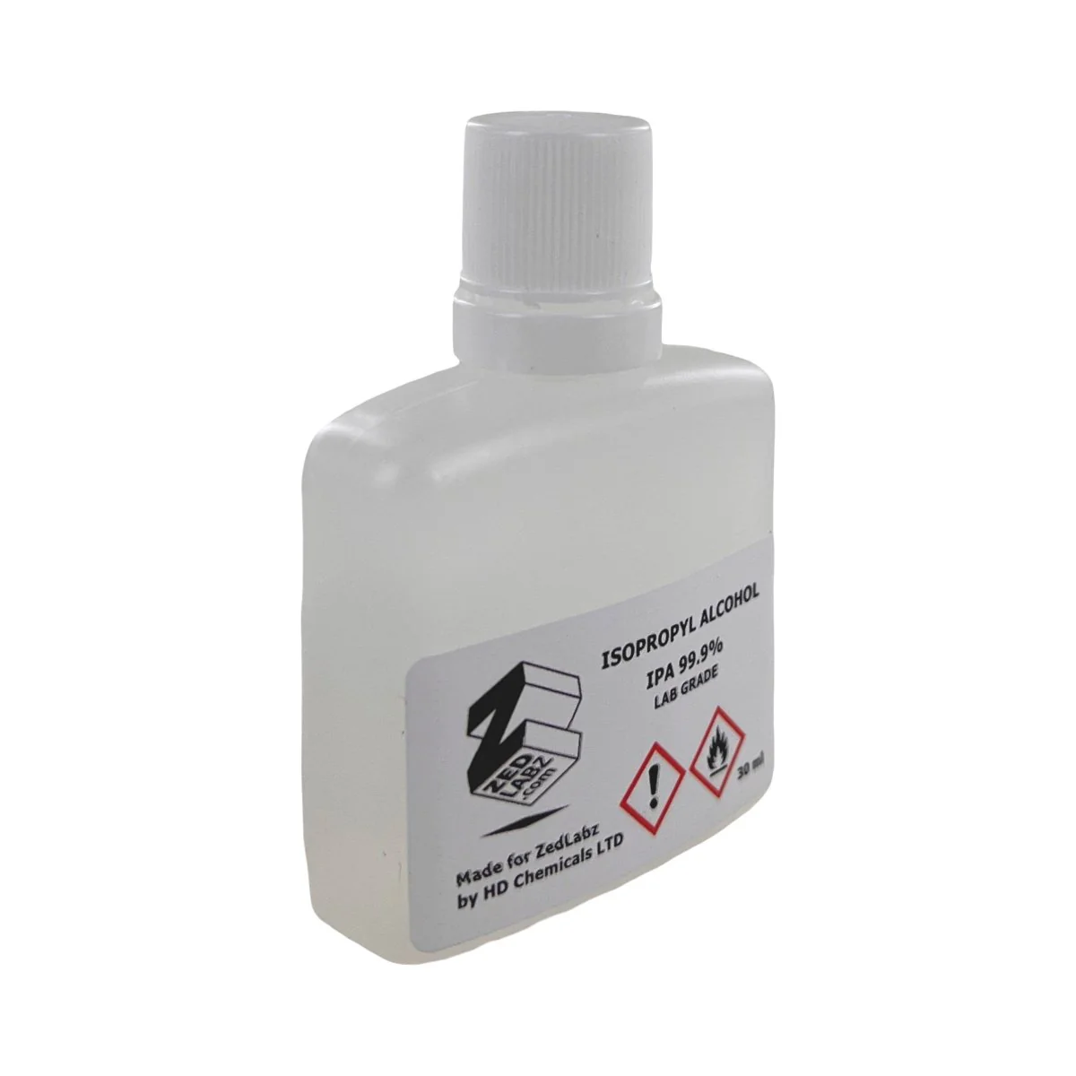 Isopropyl alcohol cleaning liquid 99% IPA lab grade bottle 30ML | ZedLabz - Image 3