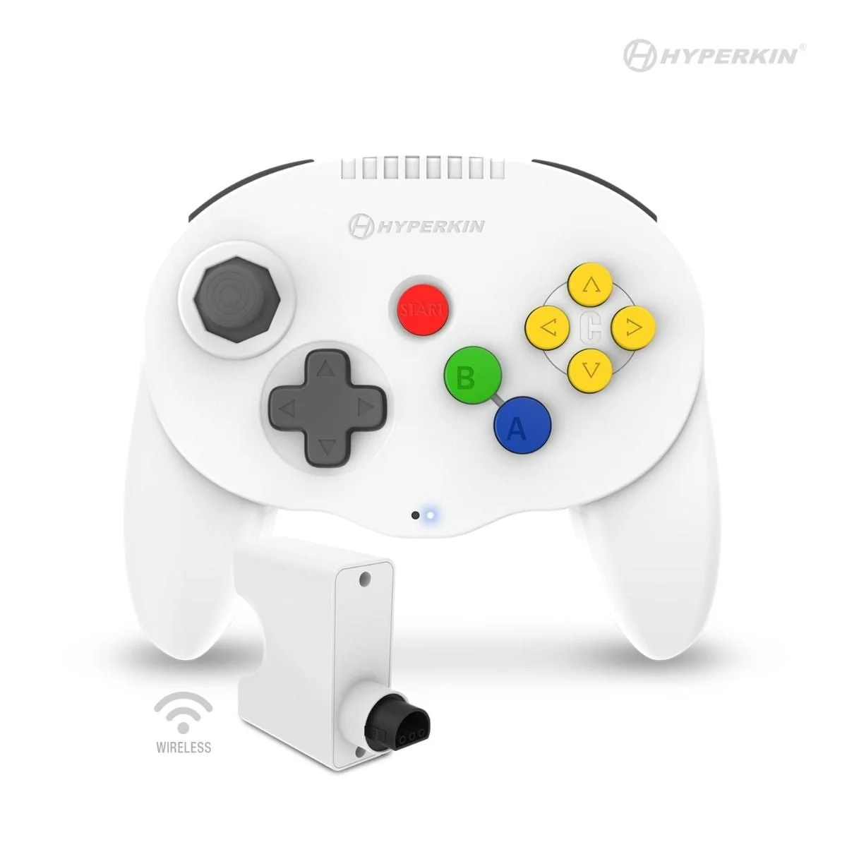 Admiral Premium wireless BT controller for N64/ Nintendo Switch/ Nintendo Switch Lite/ PC/ Mac/ Android - White | Hyperkin - Image 2