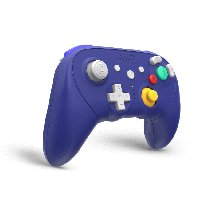 BattlerGC Pro wireless controller for Nintendo GameCube, Wii, Switch & PC, with bluetooth / 2.4G - Purple | Retro Fighters - Image 2