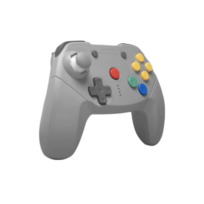 Brawler64 bluetooth wireless controller gamepad NSO edition for Nintendo Switch, Switch Online & PC - Grey | Retro Fighters - Image 2