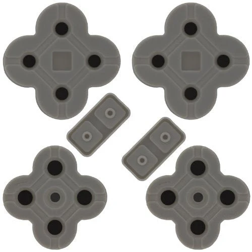 Button contacts for Nintendo DS Lite (DSL NDSL) console conductive rubber pad gasket A B X Y D-Pad kit internal replacement | ZedLabz - Image 2