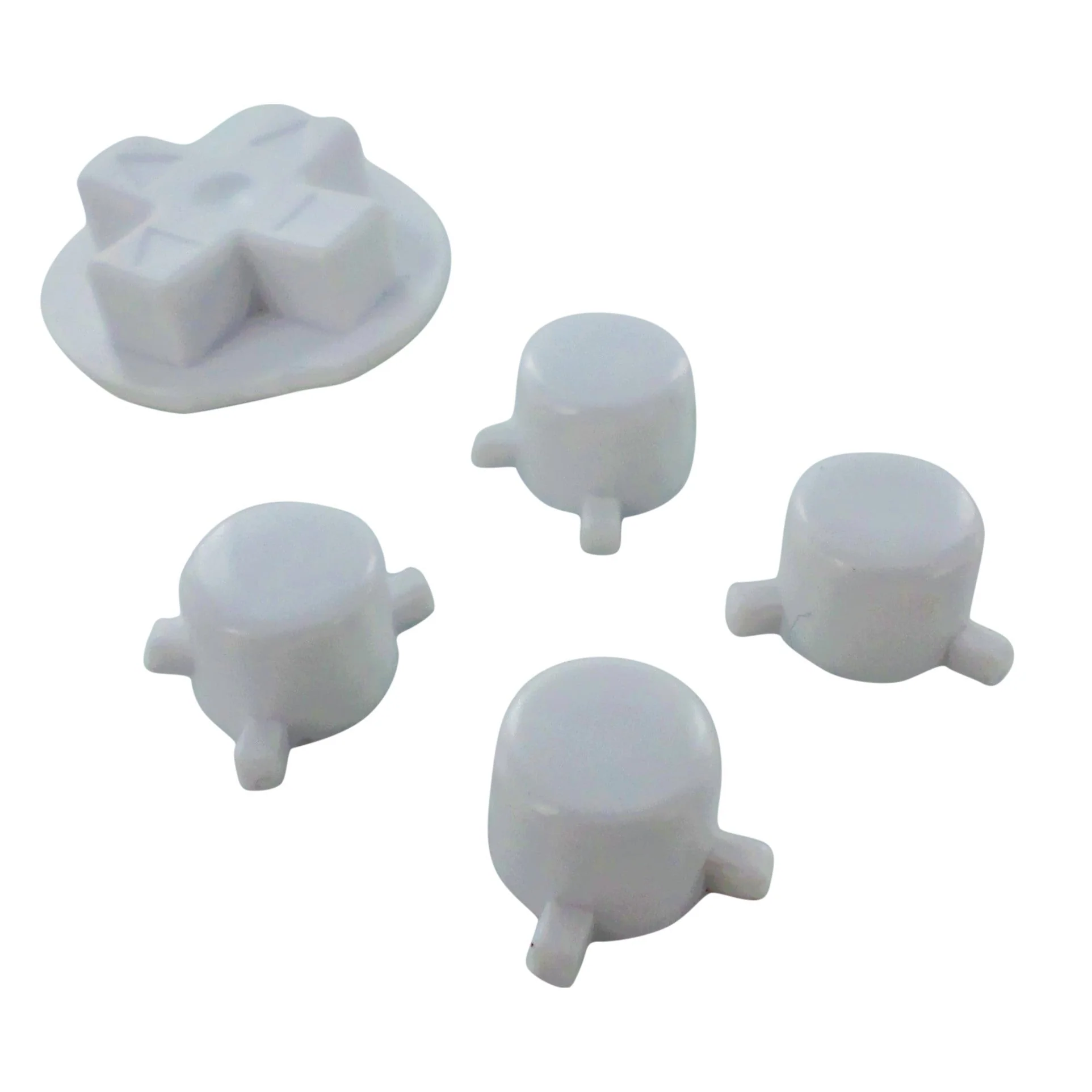 Action Buttons & D-Pad Set For Odroid-Go Advance Console - White | ZedLabz