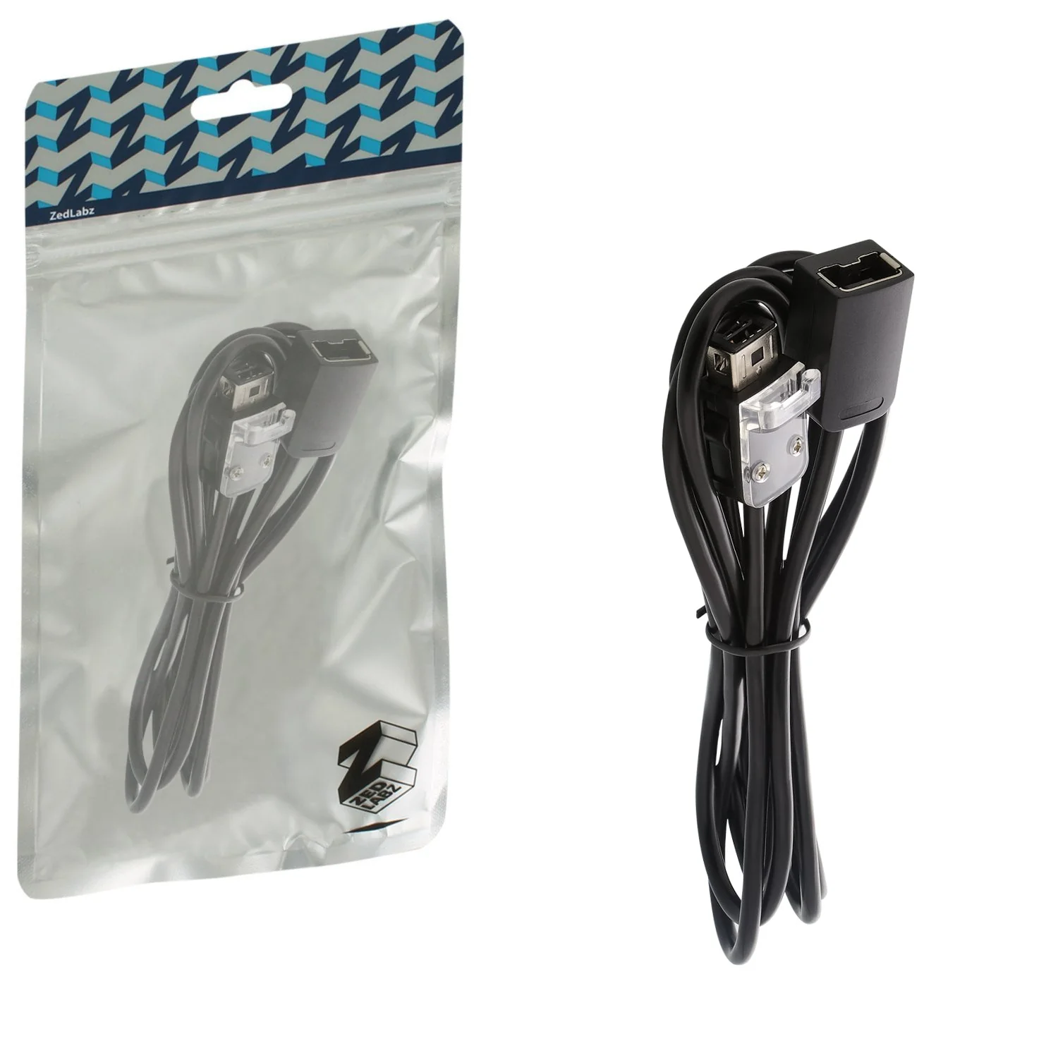 Cable for Nintendo SNES Mini 2017 & NES mini 2016 (NES & Super NES classic edition), Wii U & Wii 1.8m extension cord lead – black | ZedLabz - Image 3