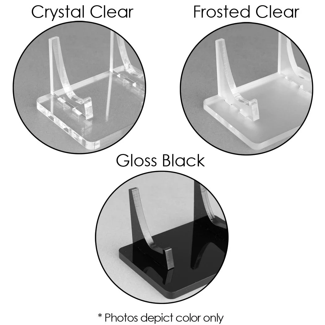 Display stand for Bandai Wonderswan Swancrystal handheld console - Crystal Clear | Rose Colored Gaming - Image 2