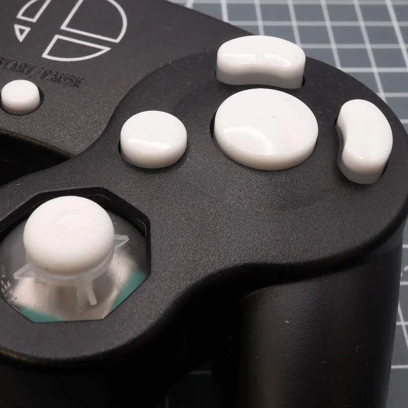 Hand cast custom resin buttons set for Nintendo GameCube - Pudding caps [NGC] | Lab Fifteen Co - Image 5