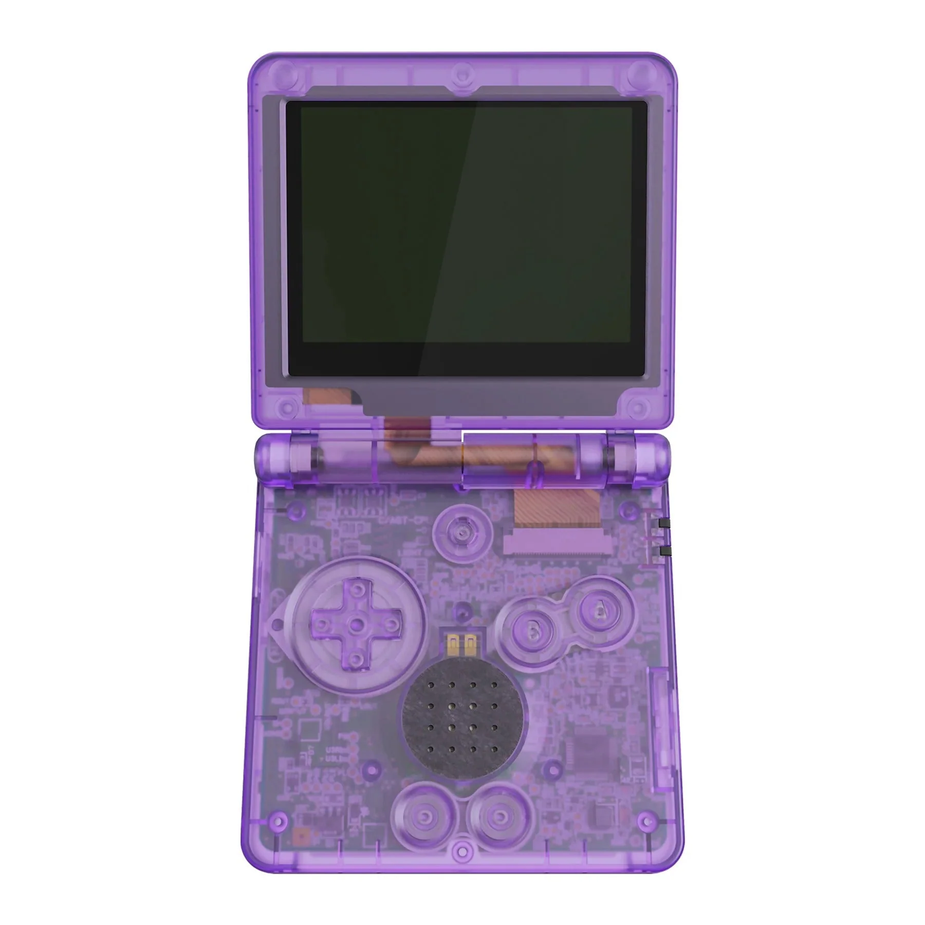 IPS ready shell for Nintendo Game Boy Advance SP custom modified replacement housing supports IPS & Original screens - Semi Transparent AGS GBA SP | eXtremeRate - Image 20