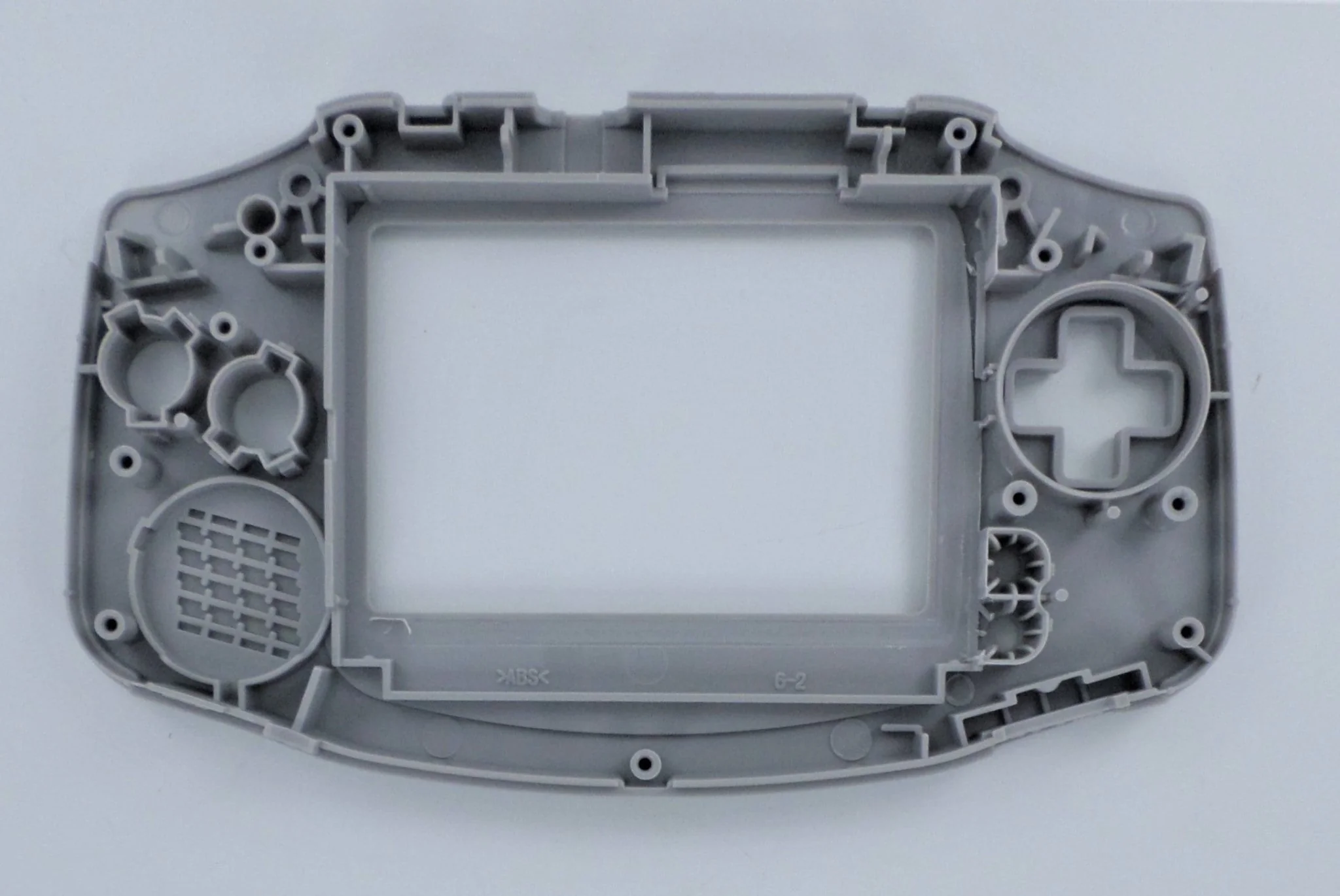 Modified housing front & back shell for IPS LCD Screen Nintendo Game Boy Advance console replacement - Light Grey | Funnyplaying - Image 3