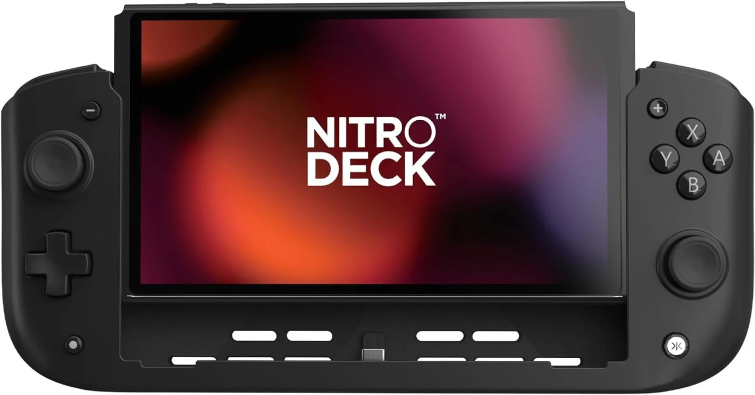 Nitro Deck for Nintendo Switch & Switch OLED with Zero Stick Drift - Black | CRKD