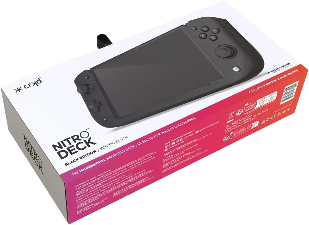 Nitro Deck for Nintendo Switch & Switch OLED with Zero Stick Drift - Black | CRKD - Image 6