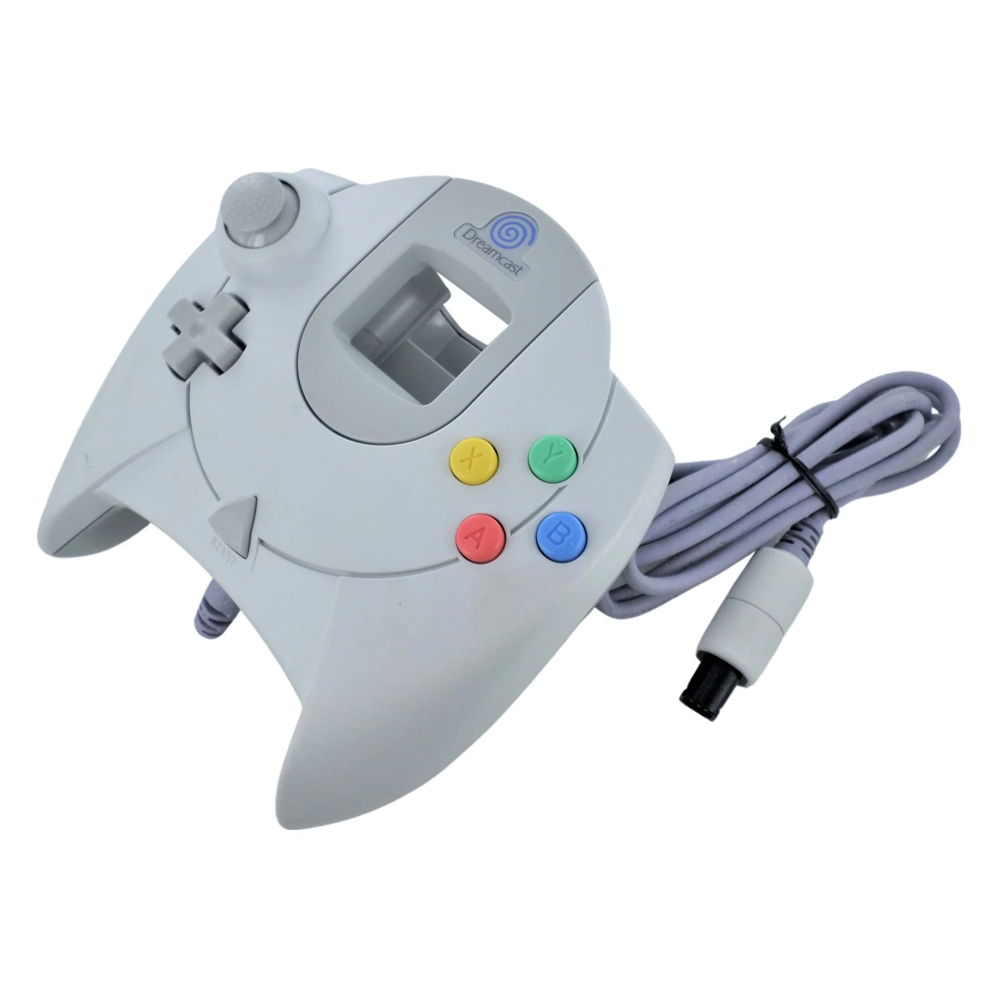 Official wired controller for Sega Dreamcast - Light Grey REFURBISHED - Image 2
