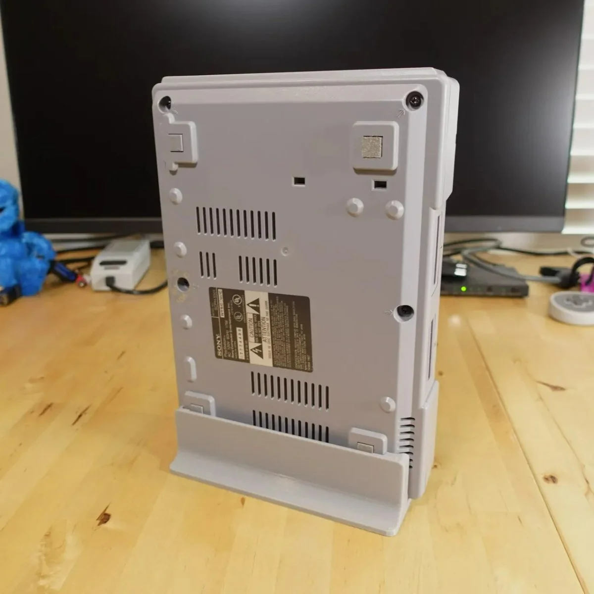 Vertical stand for Sony PlayStation One PS1 PSX consoles | Retro Frog - Image 2