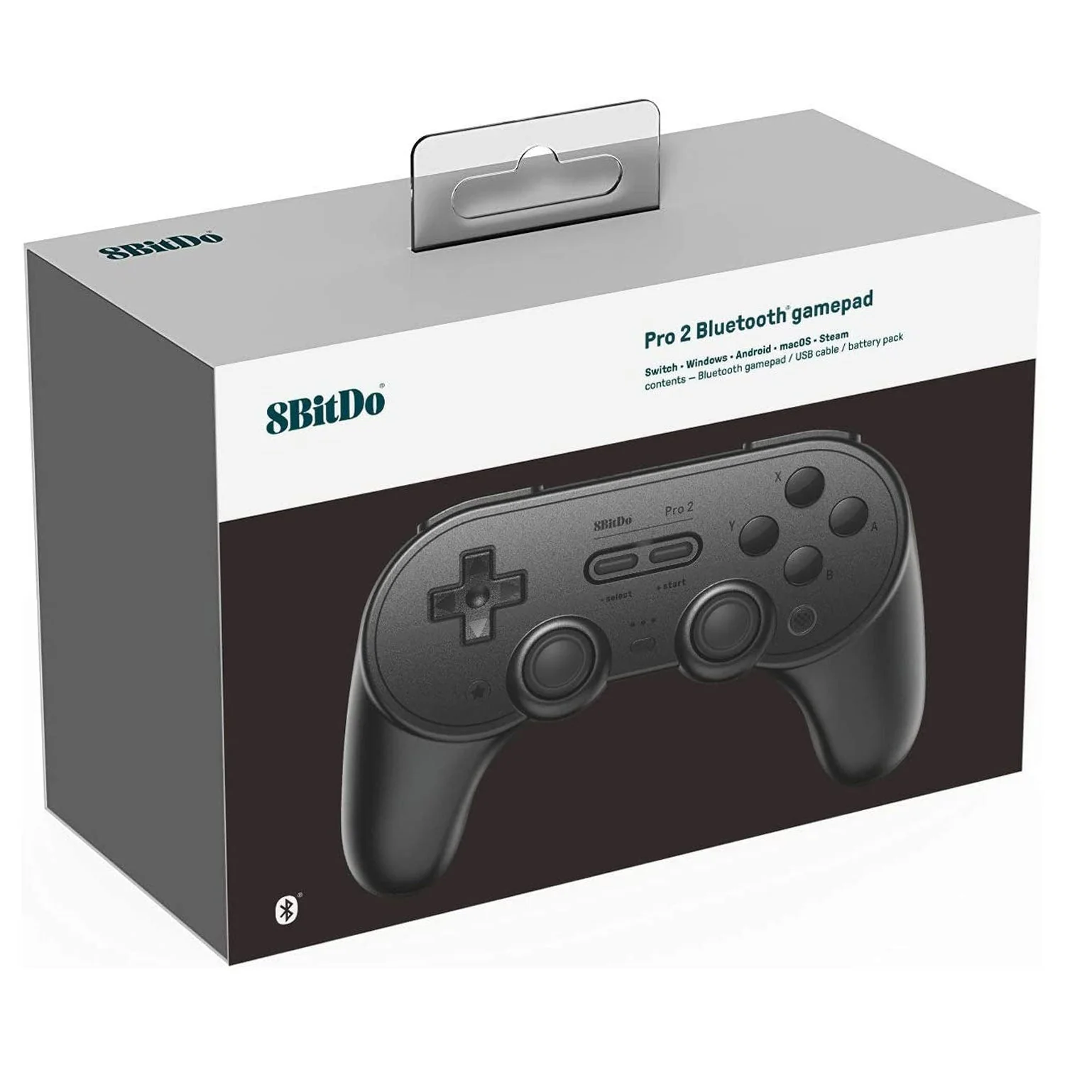 Pro 2 Bluetooth gamepad controller for Switch, PC, macOS, Android, Steam & Raspberry Pi - Black edition | 8bitdo - Image 6