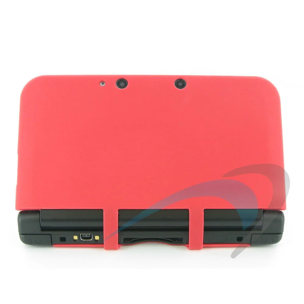 Protective case for 3DS XL LL Nintendo console soft silicone gel skin cover – Red | ZedLabz - Image 7