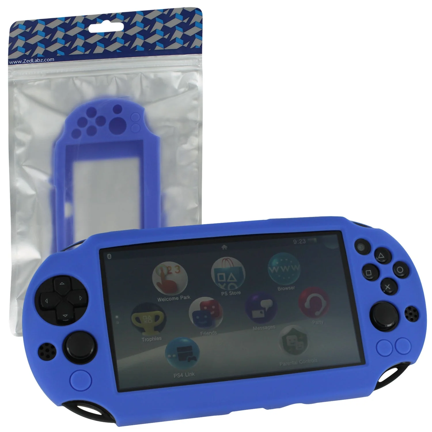 Protective case for Sony PS Vita 2000 Slim console SC-1 soft silicone skin protector cover bumper case | ZedLabz - Image 2