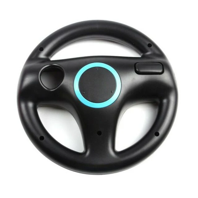 Racing Steering Wheel for Nintendo Wii controller wireless - Black & Pink | ZedLabz - Image 3