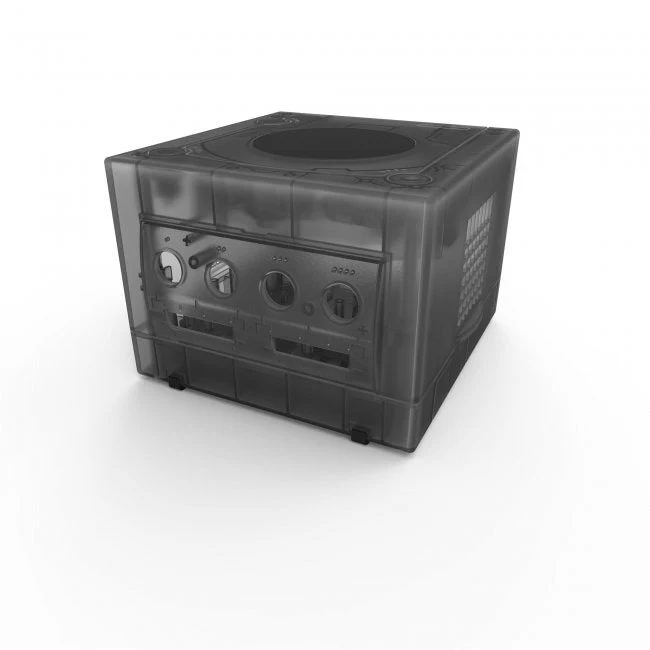 Replacement housing shell for Nintendo GameCube GC DOL-001 & DOL-101 console - Smoke Black | Teknogame - Image 2
