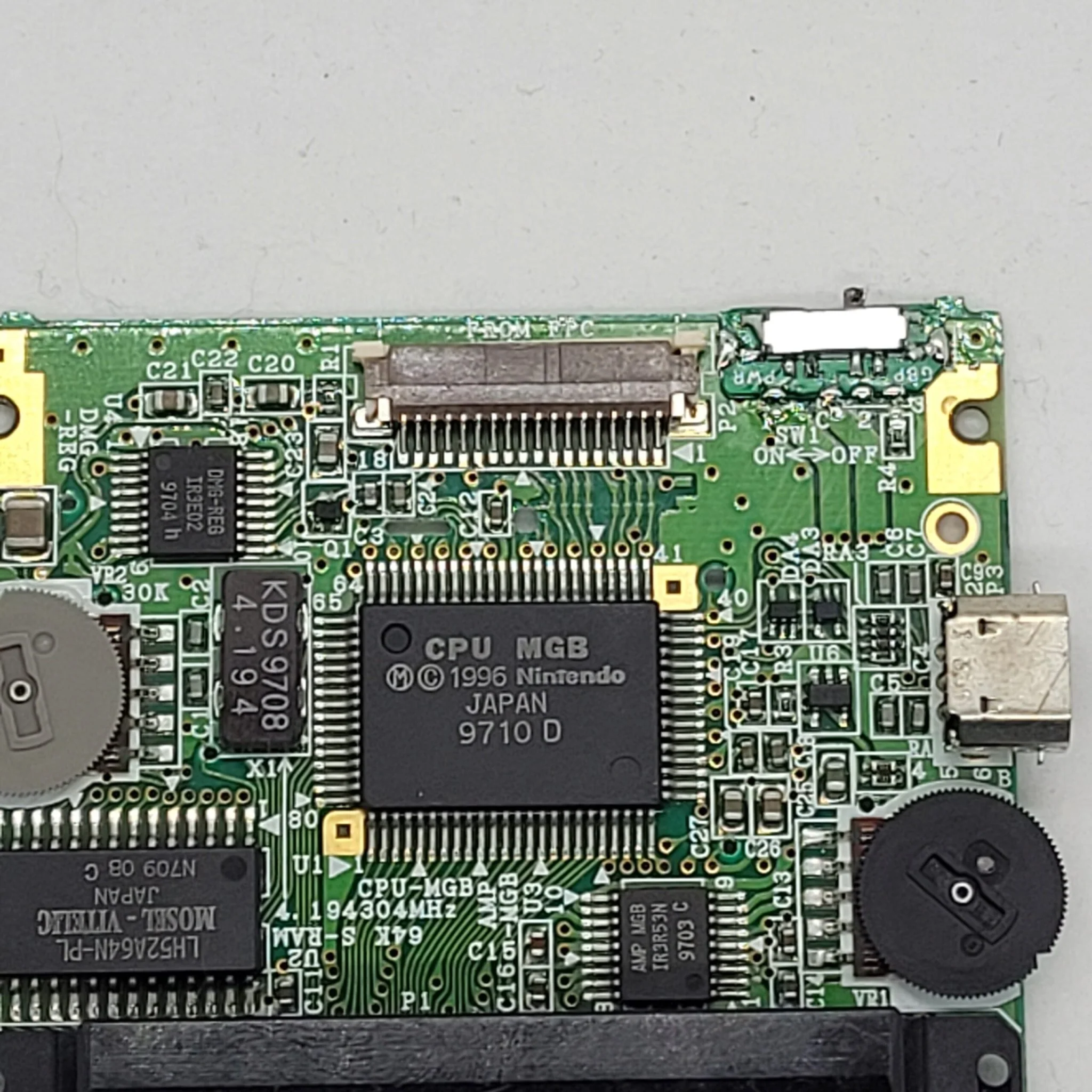 Replacement power switch for Game Boy Pocket (GBP) handheld premium thin flex PCB mod | Helder Game Tech - Image 2