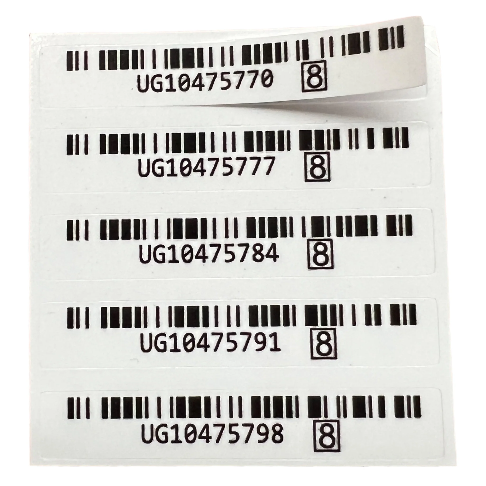 Serial number sticker for Nintendo DS Lite reproduction replacement label - 5 Pack | ZedLabz - Image 4