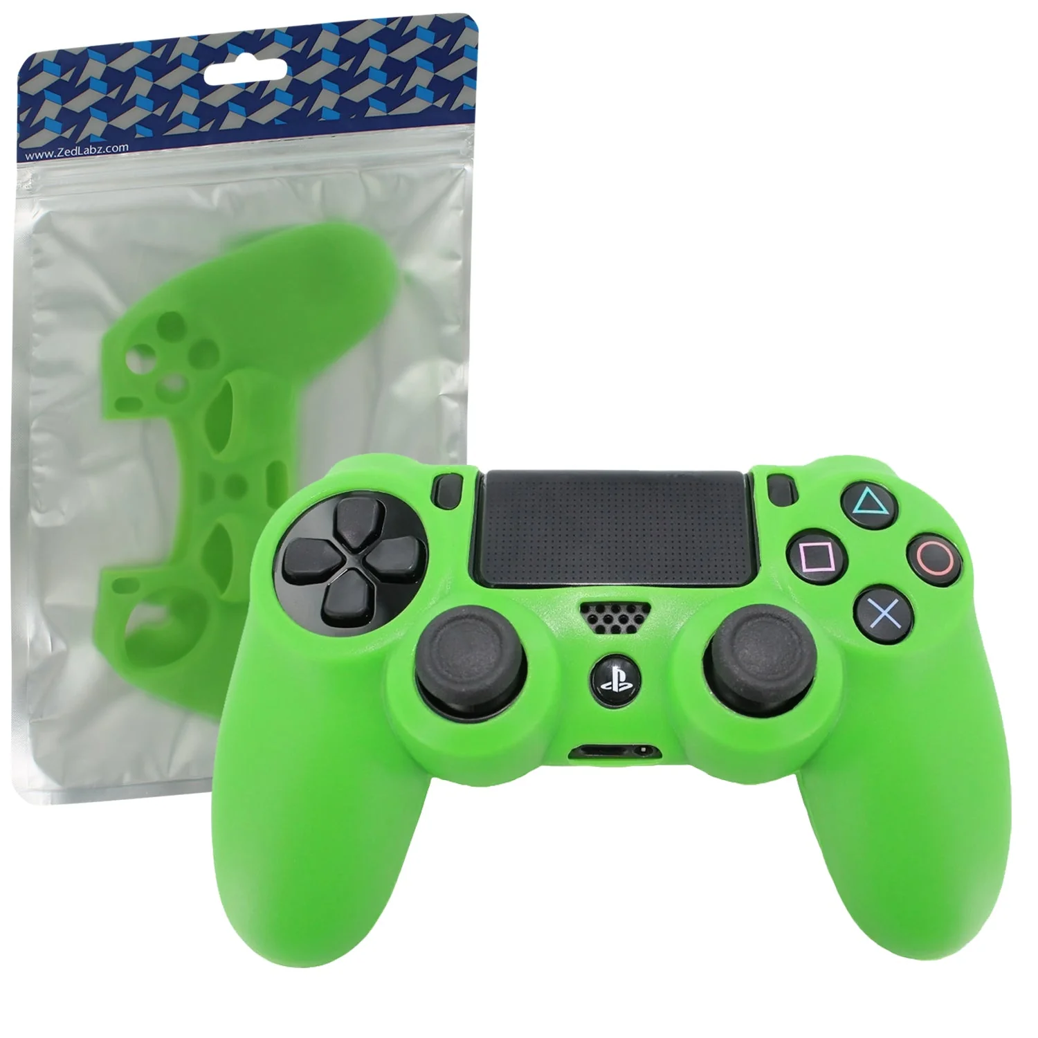 Skin cover for Sony PS4 controller protective with ribbed handle soft silicone | ZedLabz - Image 5