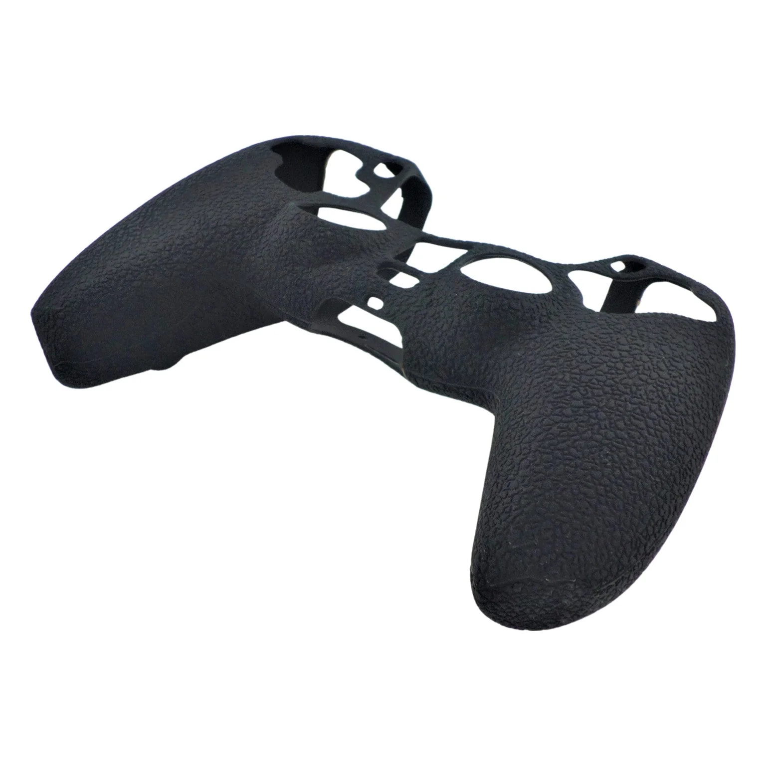 Skin grip cover for Sony PS5 controller silicone rubber leather textured - Black | ZedLabz - Image 5