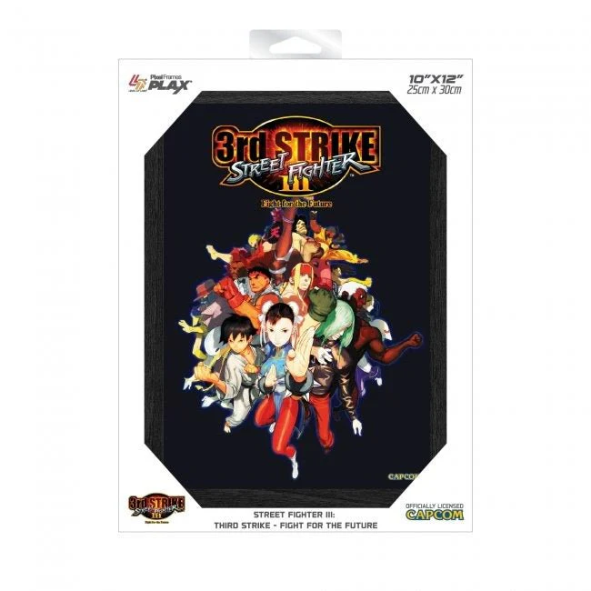 Street Fighter 3: Third Strike - fight for the future lenticular frame 3D wall art officially licensed 10"x12" inch (23x30cm) | Pixel Frames - Image 2