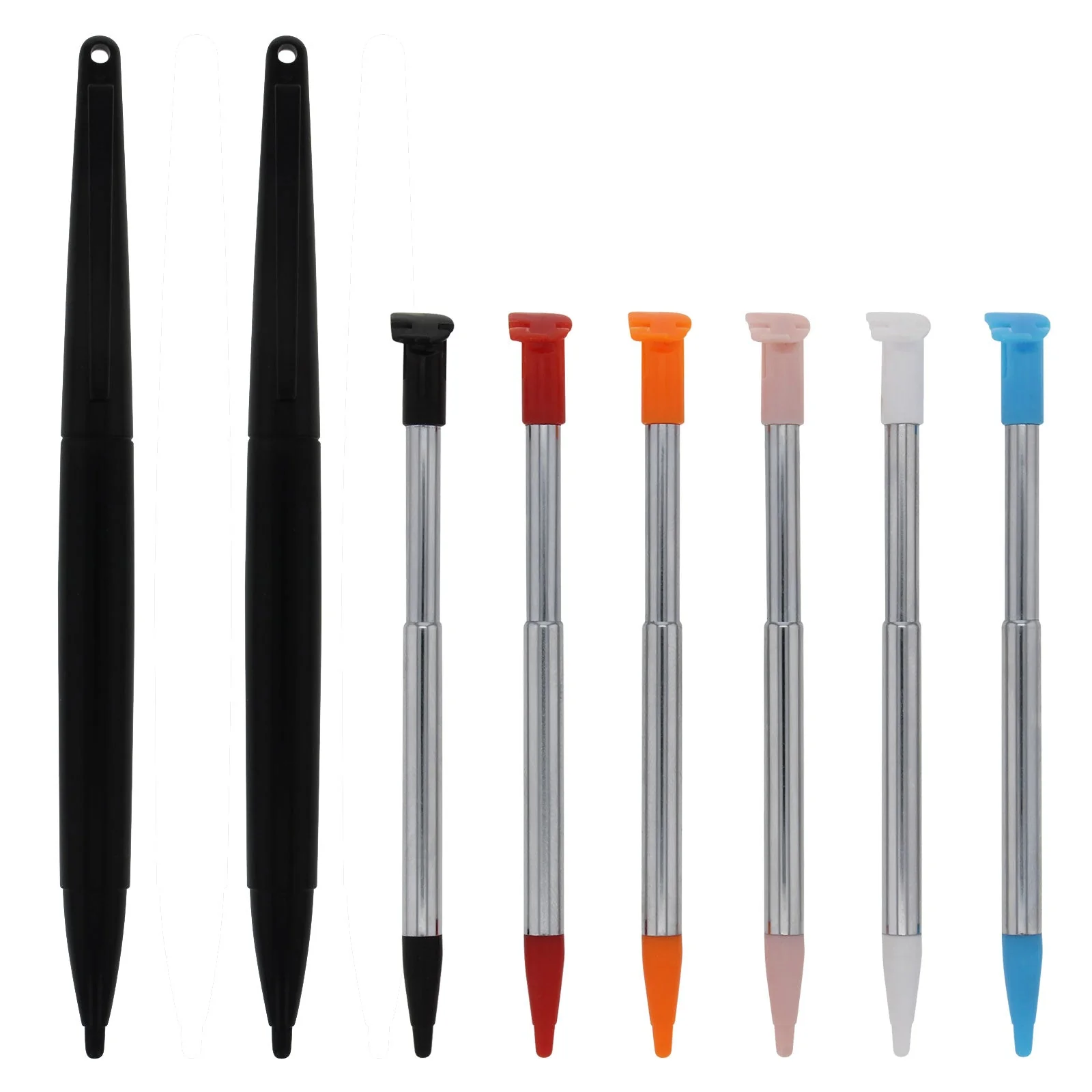 Metal Extendable Standard & XL Stylus Pen Set For 2015 Nintendo NEW 2DS XL - 8 Pack | ZedLabz - Image 5