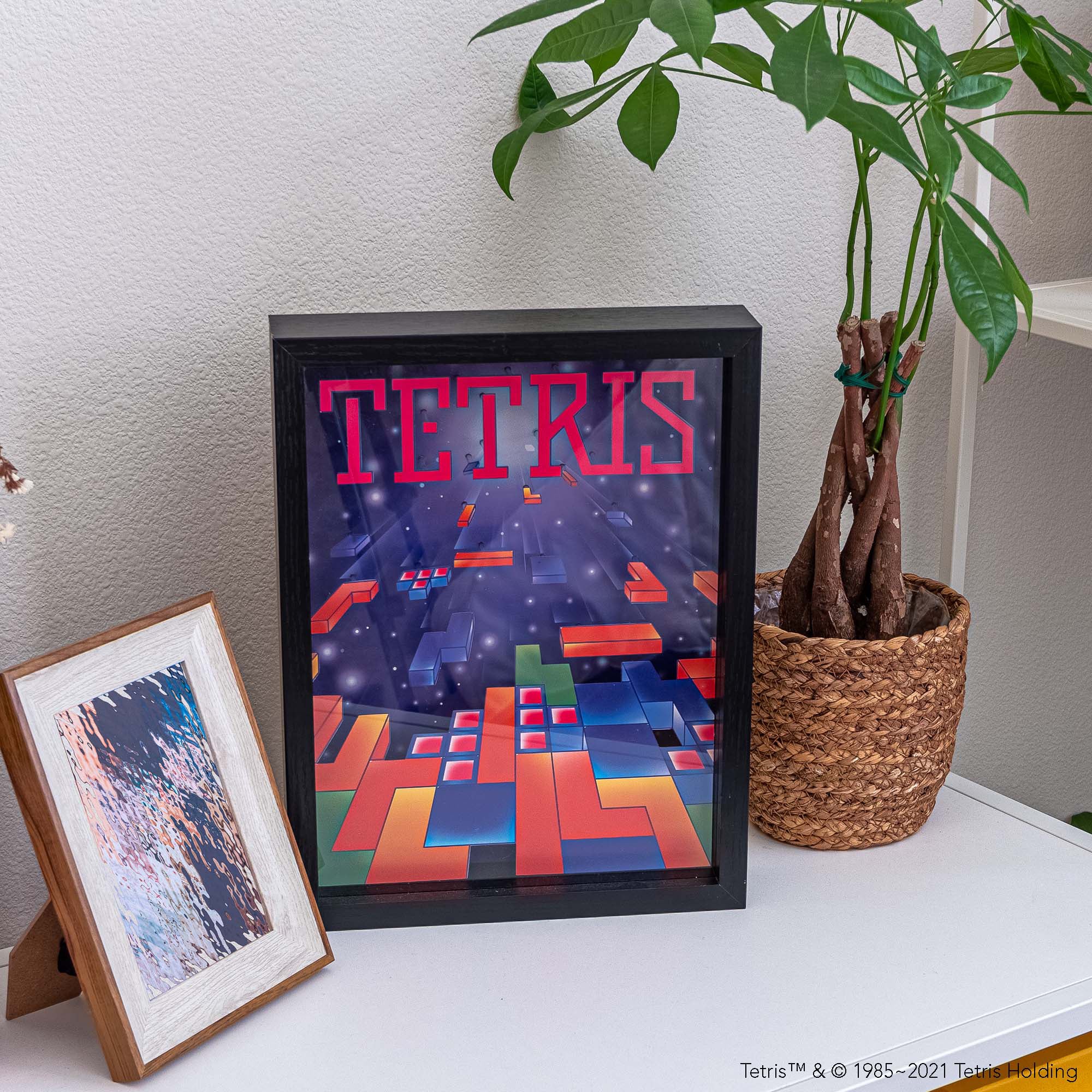 Tetris video game artwork (1989) shadow box art officially licensed 9x12 inch (23x30cm) | Pixel Frames - Image 8