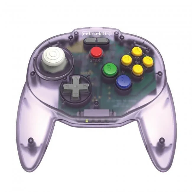 Tribute 64 2.4Ghz wireless N64 mini controller for N64, Switch, PC, Mac and Other USB Devices V2 - Atomic purple | Retro-Bit - Image 3