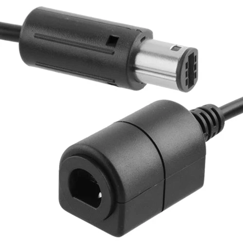 Extension cable for Nintendo GameCube controller GC & Wii 6FT 1.8M wire - Black | ZedLabz - Image 2