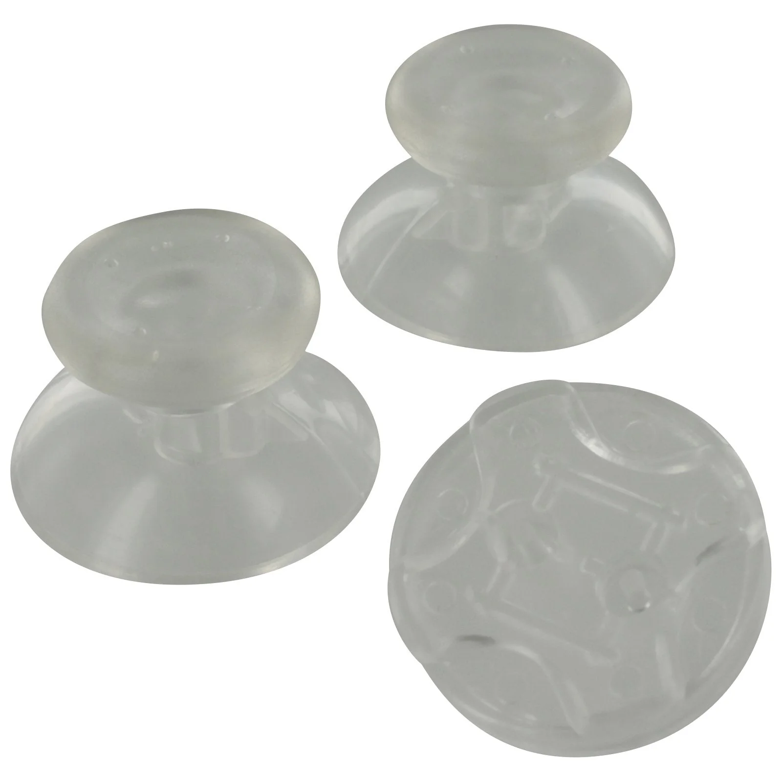 ZedLabz concave analog thumbsticks & D Pad mod kit for Microsoft Xbox 360 - transparent clear - Image 2