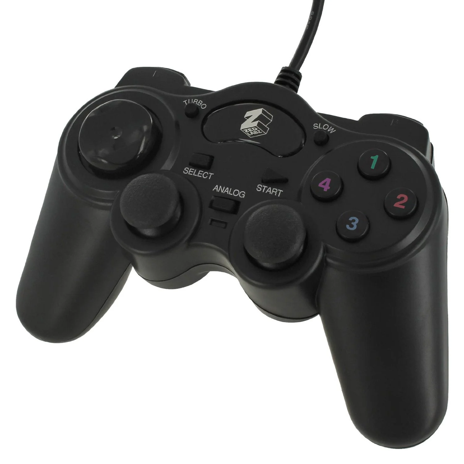 ZedLabz essentials pack for Sony PS2 consoles, includes wired controller, AV cable & 8MB memory card - Image 2