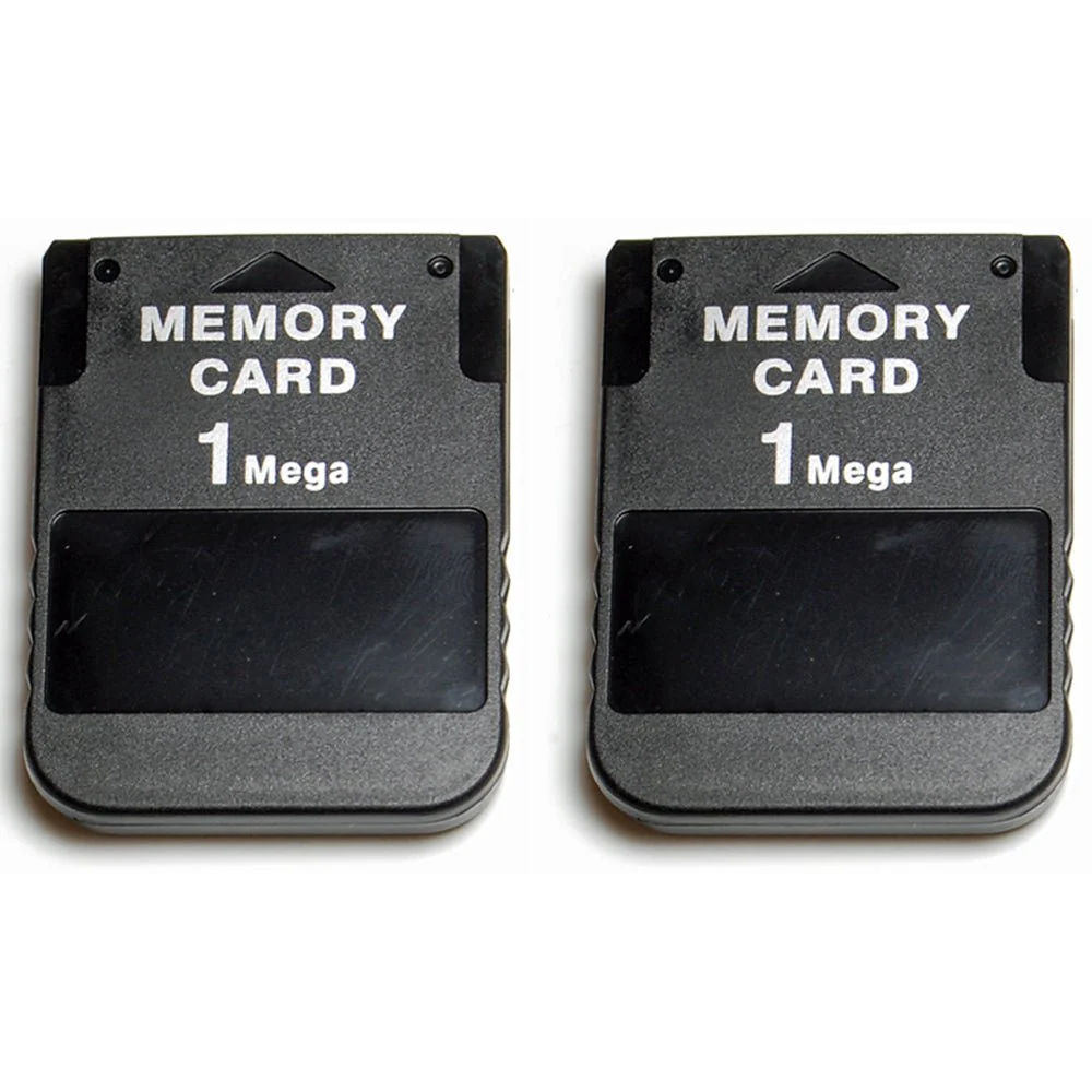 ZedLabz Memory card for Sony PS1 1MB 15 block PSX PlayStation one PSone (PS2 compatible*) - 2 pack black - Image 2