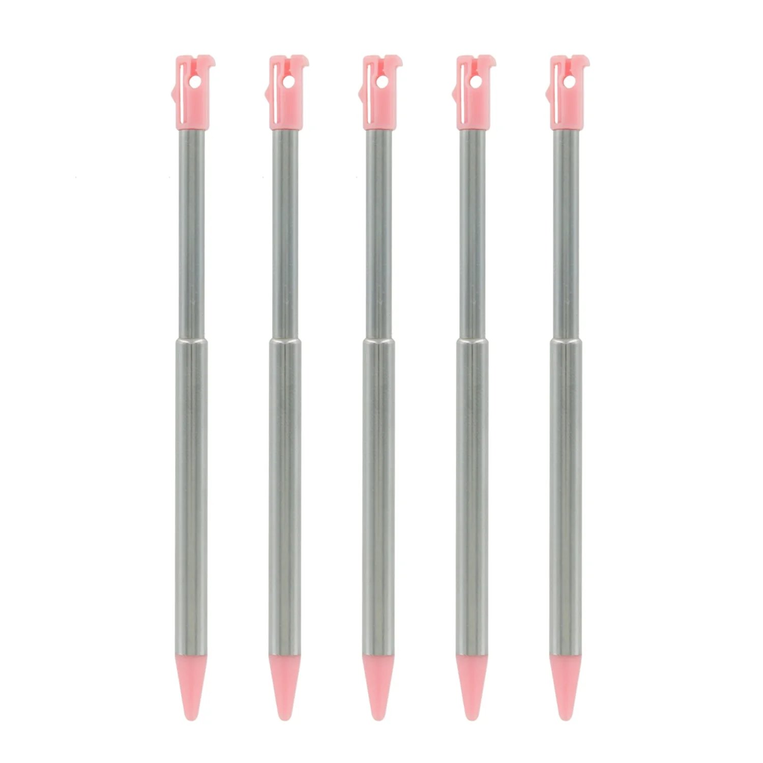 Metal Extendable Stylus For 2012 Nintendo 3DS - 5 Pack Pink | ZedLabz