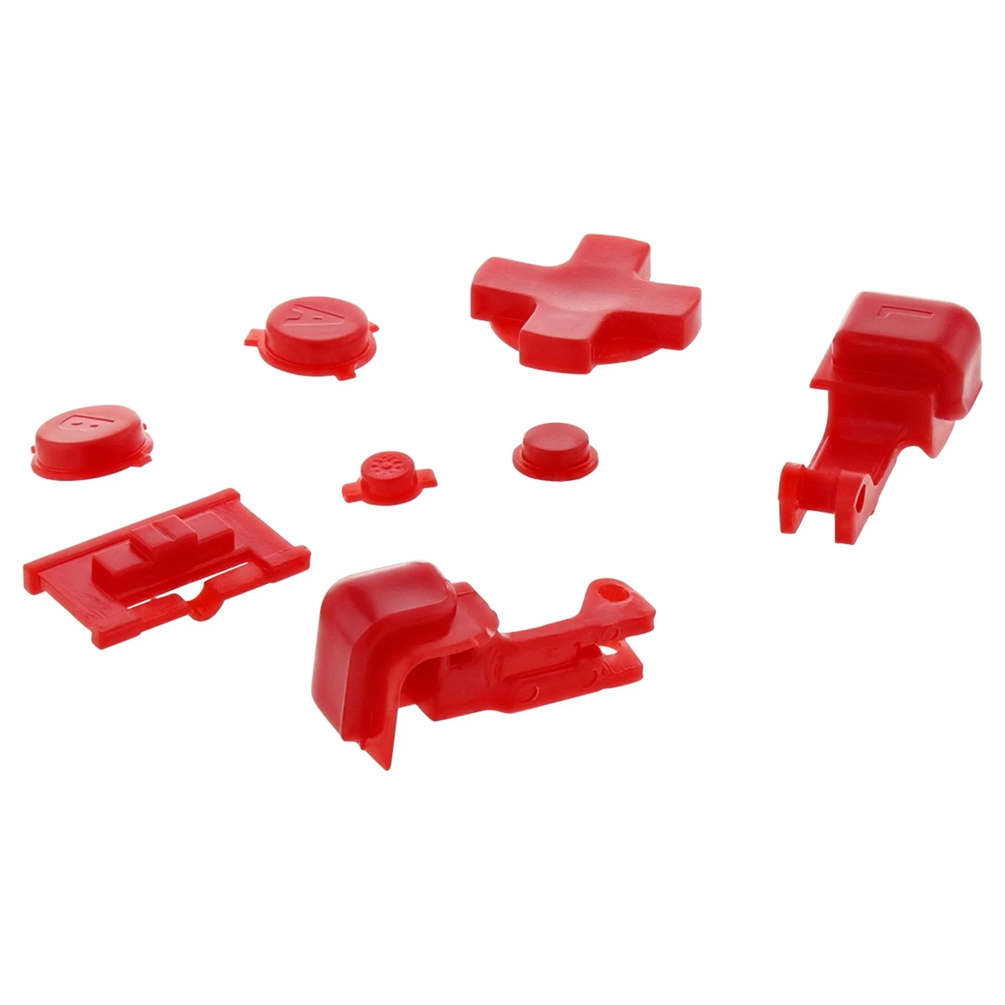 Replacement Button Set For Nintendo Game Boy Advance SP - Red | ZedLabz - Image 2