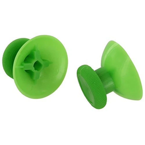 ZedLabz replacement concave rubber analog thumbsticks for Microsoft Xbox One controller - 2pk green - Image 6