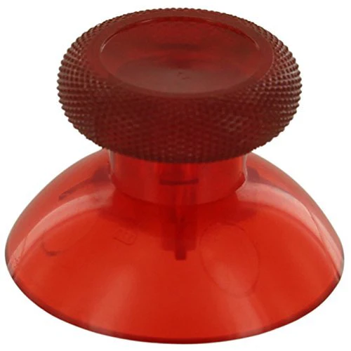 ZedLabz replacement concave rubber analog thumbsticks for Xbox One controller - 2 pack clear red - Image 7