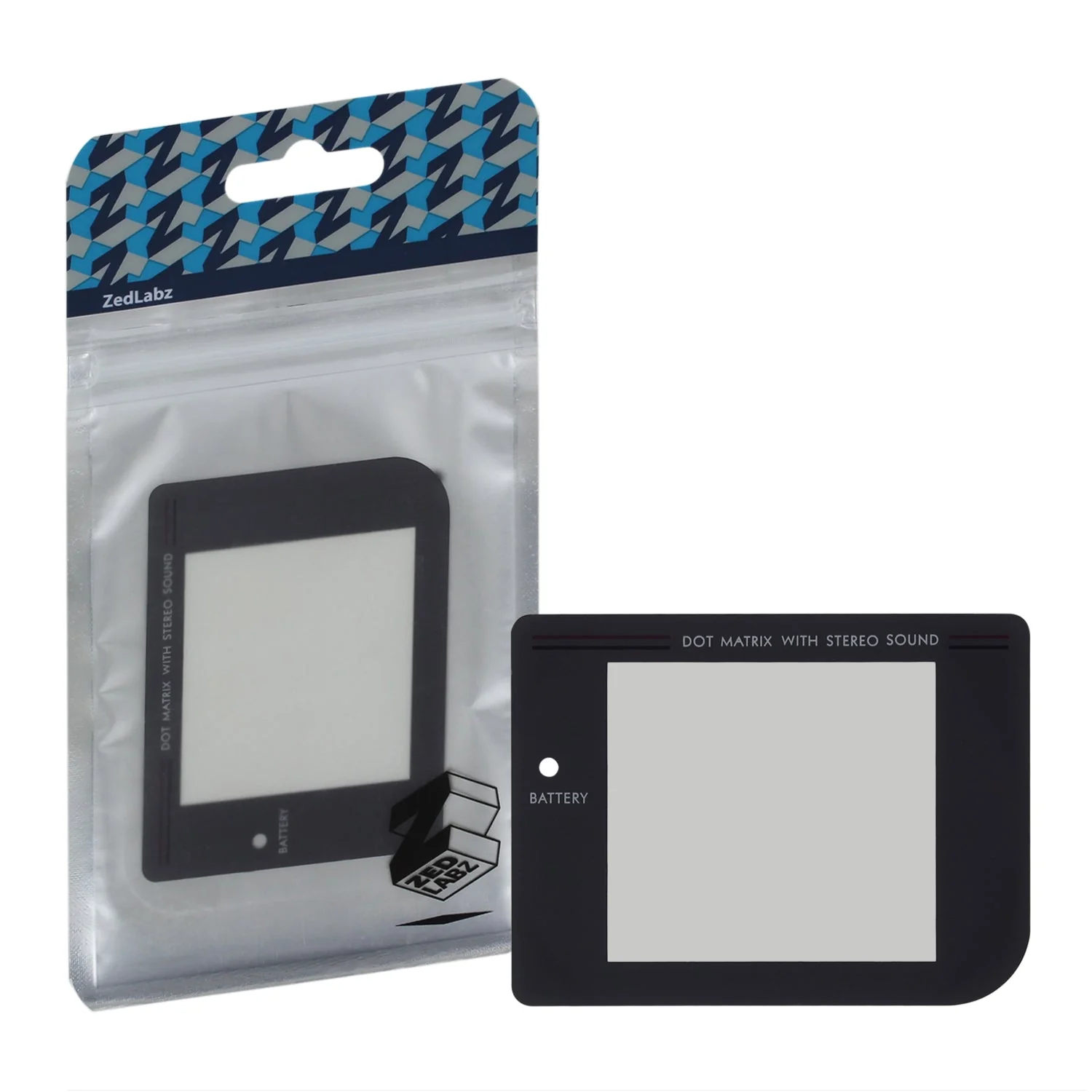 Replacement Plastic Screen Lens For Nintendo Game Boy Original DMG-01 - Play It Loud Dark Grey | ZedLabz