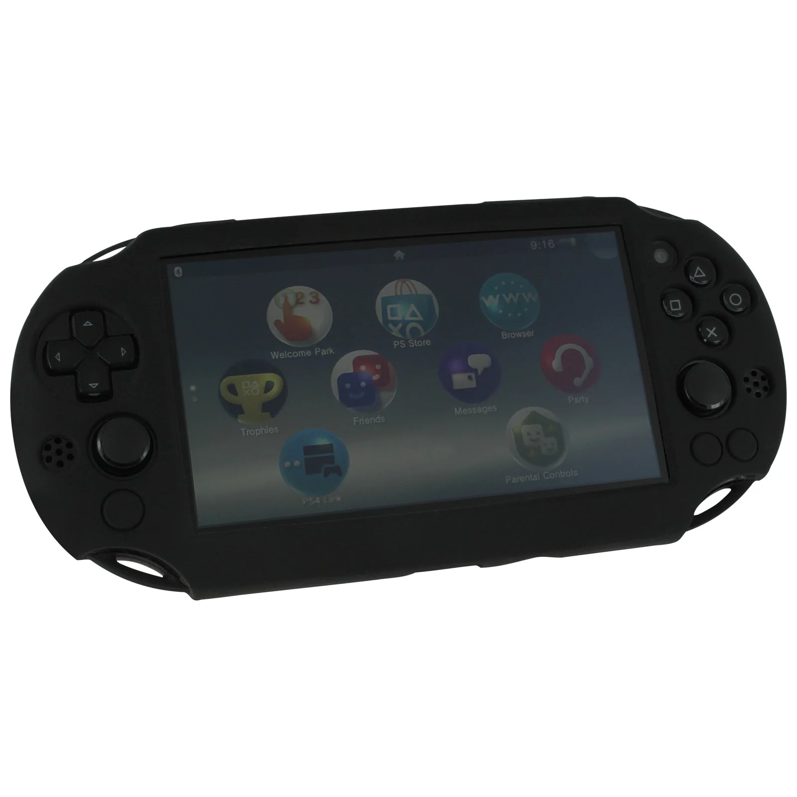 ZedLabz SC-1 soft silicone skin protector cover bumper case for Sony PS Vita 2000 Slim - black - Image 2