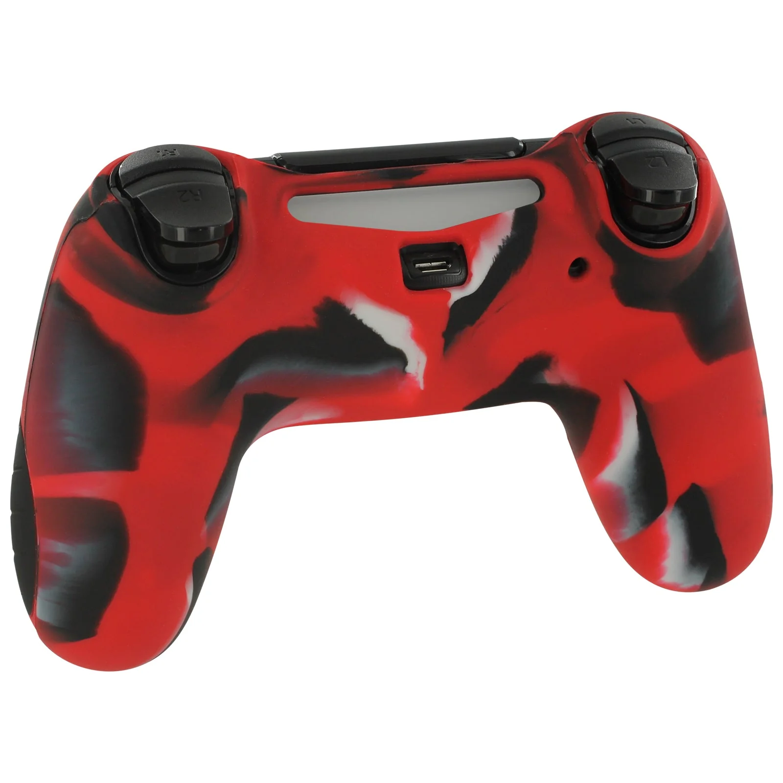 Silicone Grip Cover Skin For Sony PS4 Controllers - Camo Red | ZedLabz - Image 3