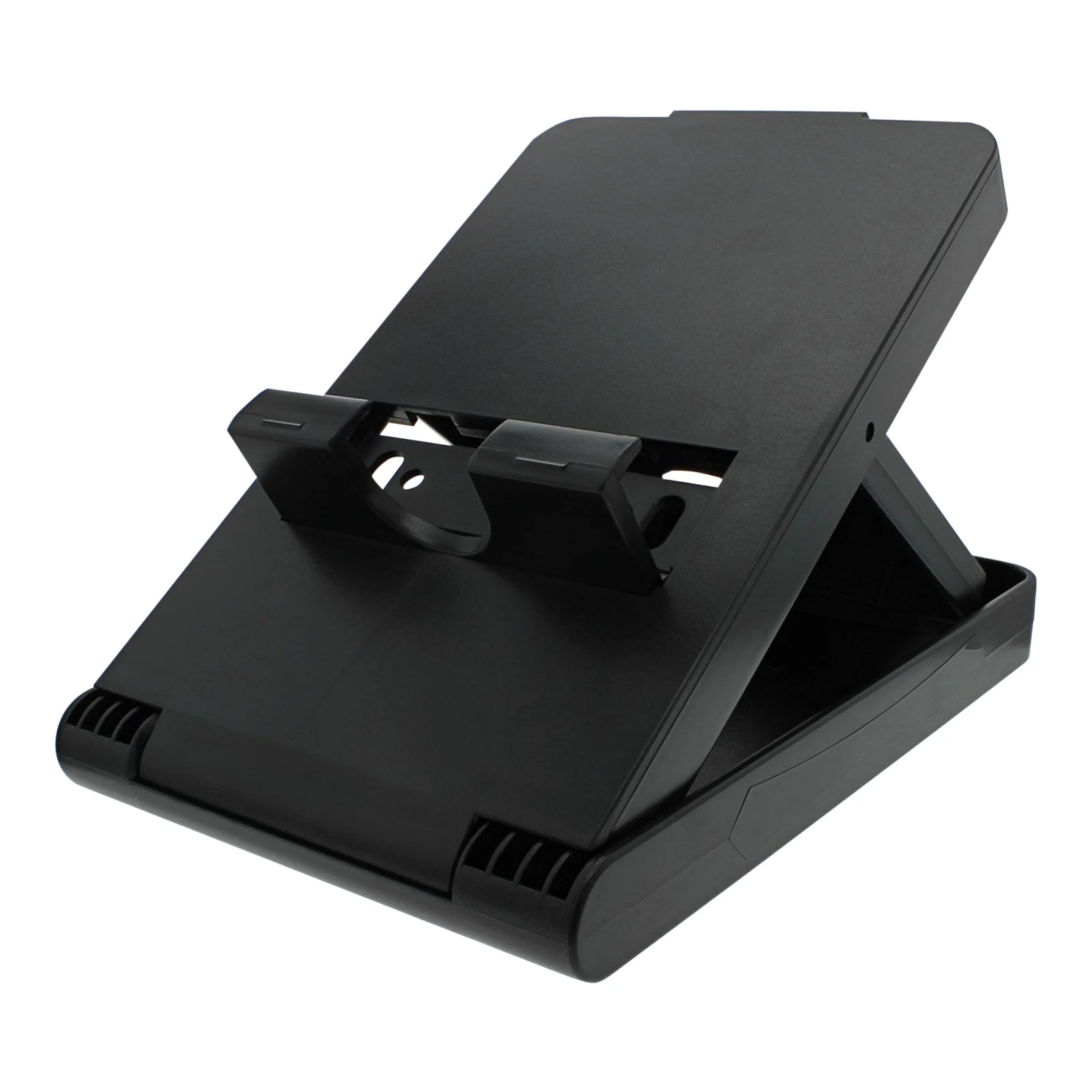 ZedLabz tabletop multi angle foldable stand for Nintendo Switch with charging port access - black - Image 2