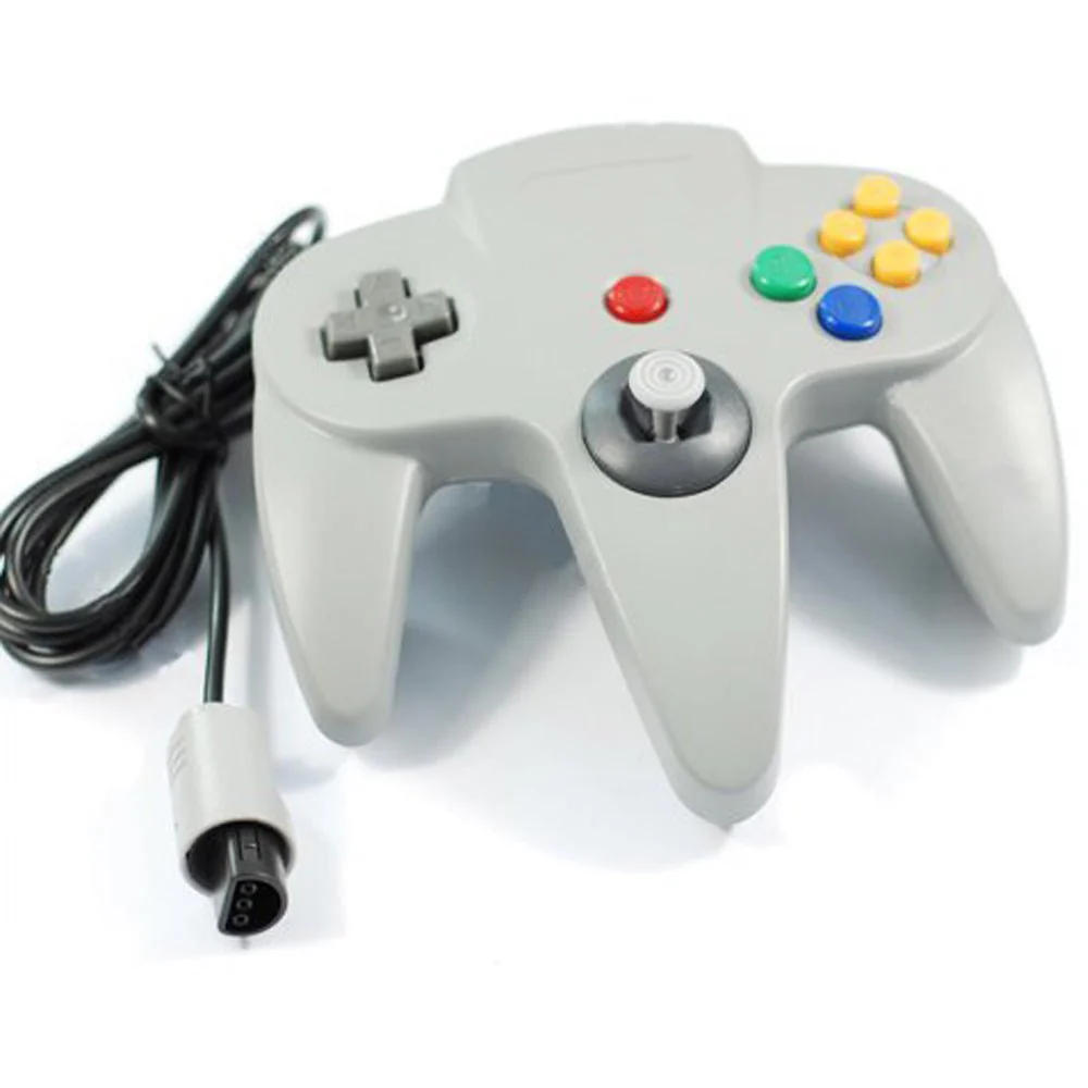 ZedLabz wired controller for Nintendo 64 - 2 pack - retro N64 gamepad grey - Image 2