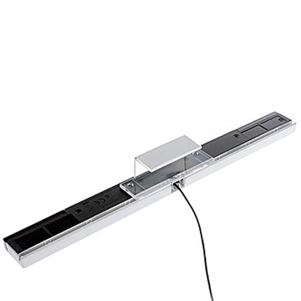 Wired sensor bar for Nintendo Wii, Wii Mini & Wii U inc stand infrared LED - silver | ZedLabz - Image 3